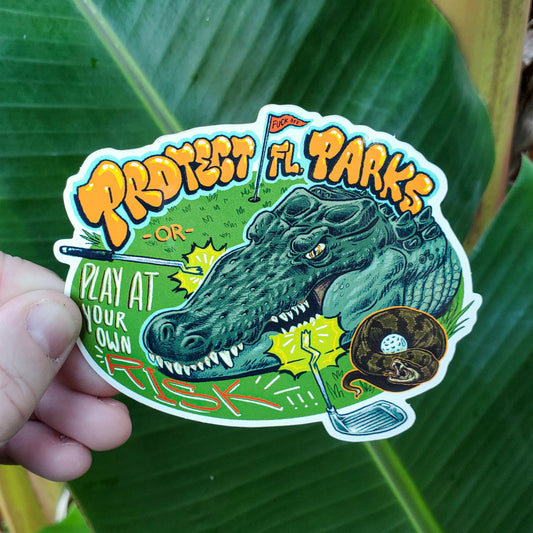 Protect FL Parks Stickers